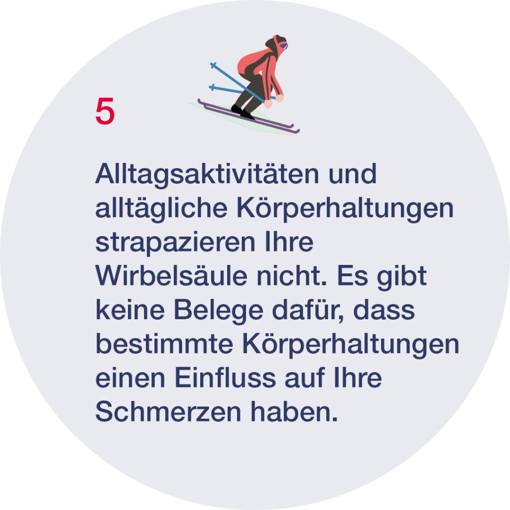 Tipp 5 für einen gesunden Rücken von EUROSPINE PatientLine.
